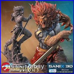 Thundecats Lion-O resin scale model kit unpainted 3d print