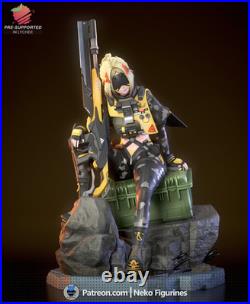 Trigger 3D Printed Figure Collectible Art Piece