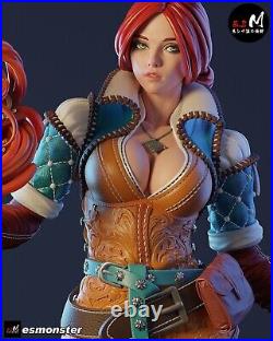 Triss Merigold (The Witcher) 3d Printed Model Unassembled Unpainted 1/4