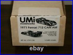 UMI Modellwerke 1/24 Scale Resin 1971 Ferrari 712 Can Am