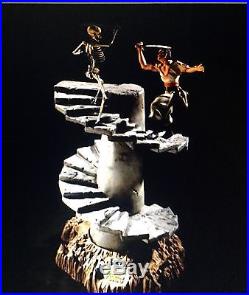 Ultra Rare Sinbad vs Skeleton Diorama Resin Model Kit 7th Voyage Bob Bagby HUGE