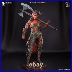 Unique Karclach 12K Resin Figure 30cm Hand Painted Baldur's Gate Collectible