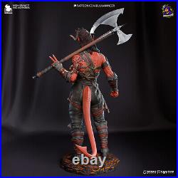 Unique Karclach 12K Resin Figure 30cm Hand Painted Baldur's Gate Collectible