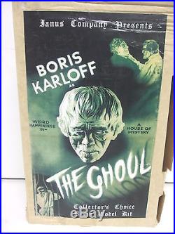 Universal Studios Monsters The Ghoul Boris Karloff Janus Resin Model Kit