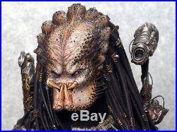 Unpainted 34cm Resin Alien Elder Predator Figures Model Unassembled Garage Kits