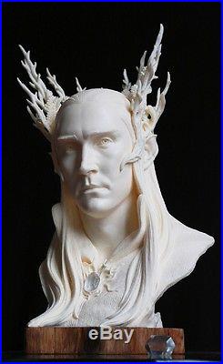 Unpainted Thranduil bust, lord of ring, hobbit, resin model kit