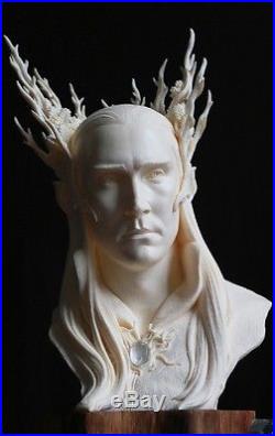 Unpainted Thranduil bust, lord of ring, hobbit, resin model kit