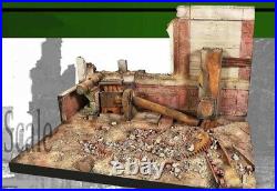 Unpainted Unassembled 1/35 Resin Model Factory ruins Model kit 300220mm