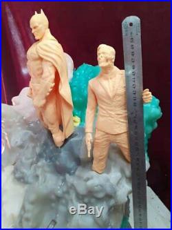 Unpainted and unassembled 1/6 batman and others villains, resin model kit