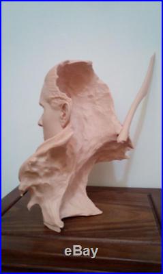 Unpainted legolas bust, resin model kit