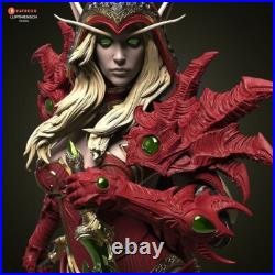 Valeera Sanguinar WOW Painted 1/4 3D Printed 12K Figure Statue Resin Model Kit