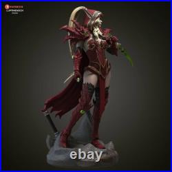 Valeera Sanguinar WOW Painted 1/4 3D Printed 12K Figure Statue Resin Model Kit