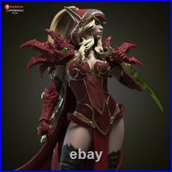 Valeera Sanguinar WOW Painted 1/4 3D Printed 12K Figure Statue Resin Model Kit