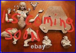 Vampirella On Rooftop Shadowhawk Comics Joe Jusko Art Work 15 Resin Model Kit