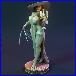 Vampiress 3d Printed Resin Figurine Model Kit Garage Kit minis 1/10 Scale