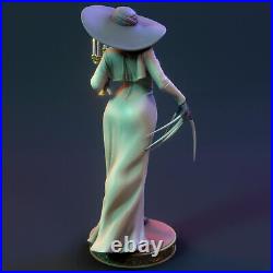 Vampiress 3d Printed Resin Figurine Model Kit Garage Kit minis 1/10 Scale