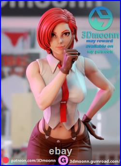 Vanessa The King of Fighters Fan Art Kit 18 Scale (9 inch) 3Dmoonn