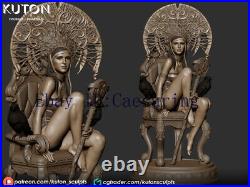 Vekna Queen's Throne 3D Printing Figure Unpainted Model GK Blank Kit Sculpture