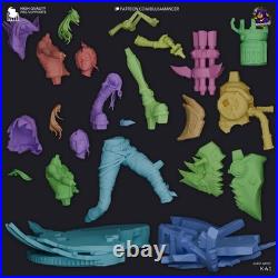 Vi Arcane FAN ART Figure Statue 3d Print Model Kit Unpainted Diorama