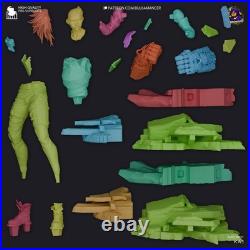 Vi Arcane FAN ART Figure Statue 3d Print Model Kit Unpainted Diorama