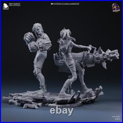Vi Arcane FAN ART Figure Statue 3d Print Model Kit Unpainted Diorama