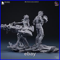 Vi Arcane FAN ART Figure Statue 3d Print Model Kit Unpainted Diorama