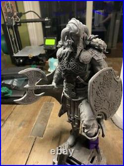Viking Thor Unpainted Resin Kits Model GK Figurine Statue 3D Print 1/6 15in