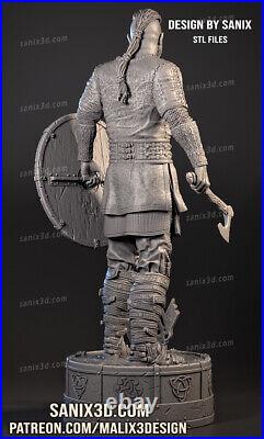 Vikings Ragnar Lothbrock resin scale model kit unpainted 3d print