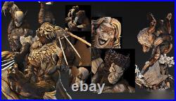 WOLVERINE & SABRETOOTH 3D Printing Figure GK Model Kit Unpainted Unassembled GK