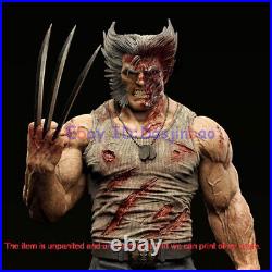 Wolverine 1/6 3D Print Model Kit Unpainted Unassembled 34cm GK 4 Heads 3 Hand