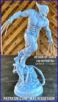 Wolverine resin scale model kit unpainted 3d print