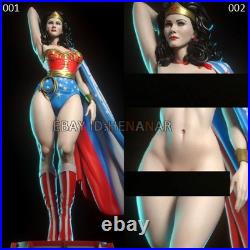 Wonder Woman Retro 1/8 1/6 1/4 3D Print Model Kit Unpainted Unassembled 2 Ver