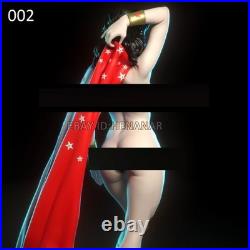 Wonder Woman Retro 1/8 1/6 1/4 3D Print Model Kit Unpainted Unassembled 2 Ver