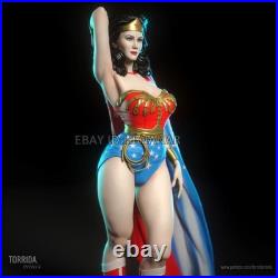 Wonder Woman Retro 1/8 1/6 1/4 3D Print Model Kit Unpainted Unassembled 2 Ver