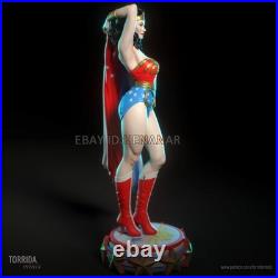 Wonder Woman Retro 1/8 1/6 1/4 3D Print Model Kit Unpainted Unassembled 2 Ver