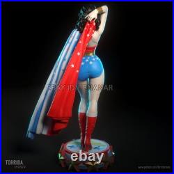 Wonder Woman Retro 1/8 1/6 1/4 3D Print Model Kit Unpainted Unassembled 2 Ver