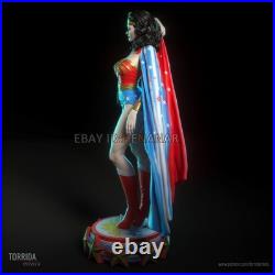 Wonder Woman Retro 1/8 1/6 1/4 3D Print Model Kit Unpainted Unassembled 2 Ver