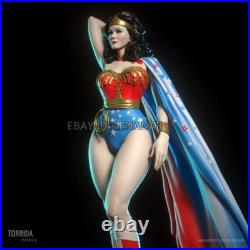 Wonder Woman Retro 1/8 1/6 1/4 3D Print Model Kit Unpainted Unassembled 2 Ver