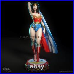 Wonder Woman Retro 1/8 1/6 1/4 3D Print Model Kit Unpainted Unassembled 2 Ver
