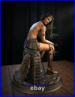 Wonder Woman Sexy 1/4 Statue Resin Model Unpainted 3D Print Unassemble Cast Off