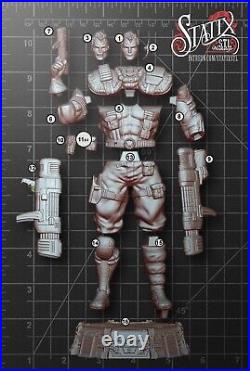 X-Men Cable 3D Printed Resin Garage Kit 90mm- 1/4 Scales