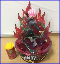 YC Dragonball Z Super Saiyan Rose Goku Black Resin Statue Figure LED Original GK
