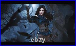 Yennefer The Witcher 3D Printed 12K Figure Statue Resin Model Kit Unassembled