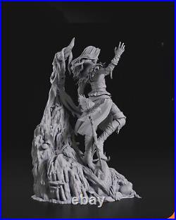 Yennefer The Witcher 3D Printed 12K Figure Statue Resin Model Kit Unassembled