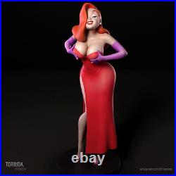 Yesica red singer 3D printed Figurine Full Resin Figure Model Kit