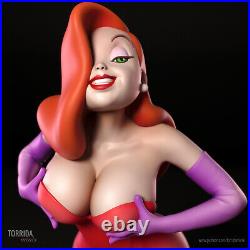 Yesica red singer 3D printed Figurine Full Resin Figure Model Kit