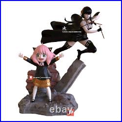 Yor Forger and Anya Statue Resin 3D Print Model Garage Kit Spy Family 110