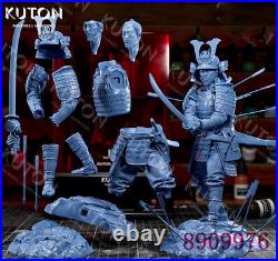 Yoshii Shogun 3D Printing Figure Unpainted Model Sculpture GK Blank Kit Stock