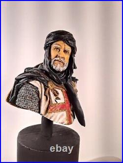 Young miniatures templar knight hand painted 1/10 scale resin bust ym1827