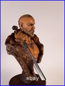 Young miniatures the viking hand painted 1/10 scale resin bust ym1860